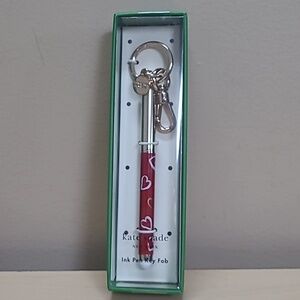 Kate Spade New York Brushstroke Hearts Stylus Tip Pen NWT S/N 240831